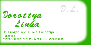 dorottya linka business card